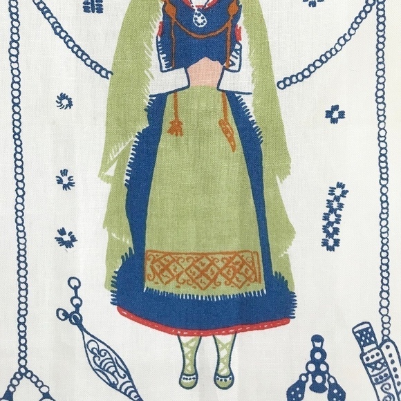 Vintage 1960s Eva Tammi Finnish Woman Wall Hanging Textile - Picture 3 of 9